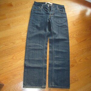 Pre-owned Men's Levis 100% Cotton Relaxed Straight Fit Jeans Size 30/32